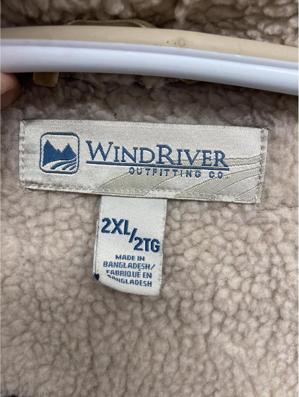 Vintage Y2k Windriver Women's Brown Faux Shearling Jacket w Contrast Trim SZ 2XL - Picture 4 of 5
